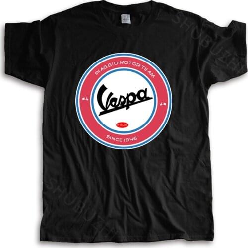 Hot sale men brand t shirt summer cotton tshirt classic vespa t shirt men tee shirt homme Comfortable tshirt