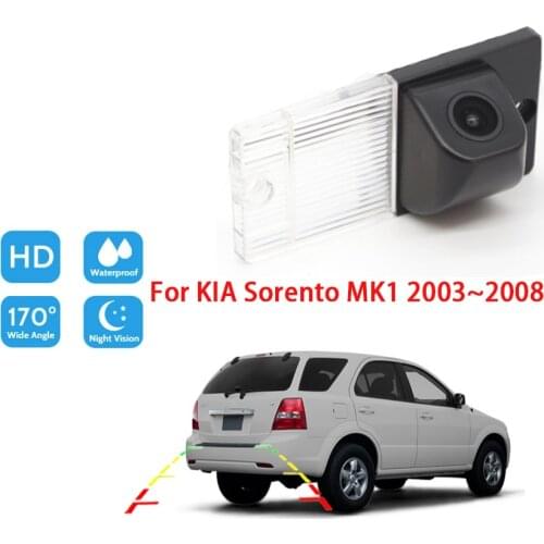 HD Car Rear View Reverse Backup Camera For KIA Sorento MK1 2003 2004 2005 2006 2007 2008 Night Vision Backup Camera Waterproof