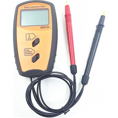 Internal Battery Resistance Impedance Meter Battery Resistance Voltmeter 0-200V Battery Meter SM8124 digital Battery Meter