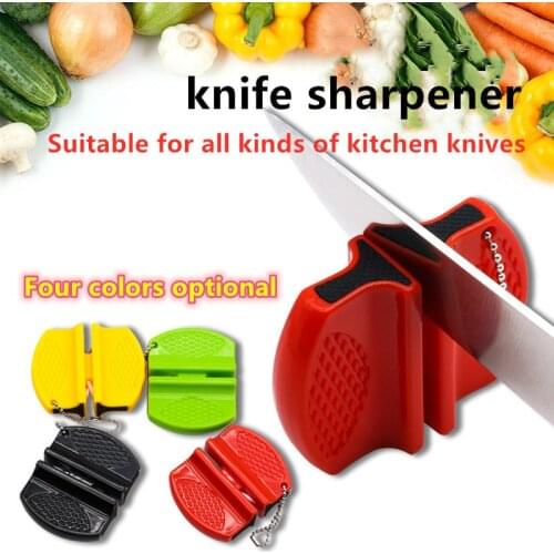 Mini Ceramic Rod Tungsten Steel Knife Sharpener Butterfly Type Two-stage Knife Sharpener Portable Knives Accessories whetstone