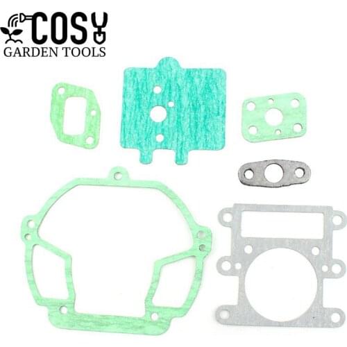 Gasket set fits For Zongshen S35 Engine Brush Cutter Grass Carburetor Crankshaft Cylinder Insulator Muffler Spare Parts