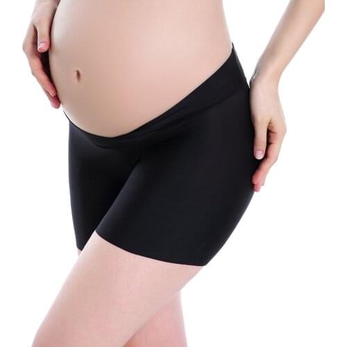 Pregnant Women Underwear U-shaped Low Waist Belly Support Maternity Shorts Floral Lace Panties Pregnancy Women Briefs Capris