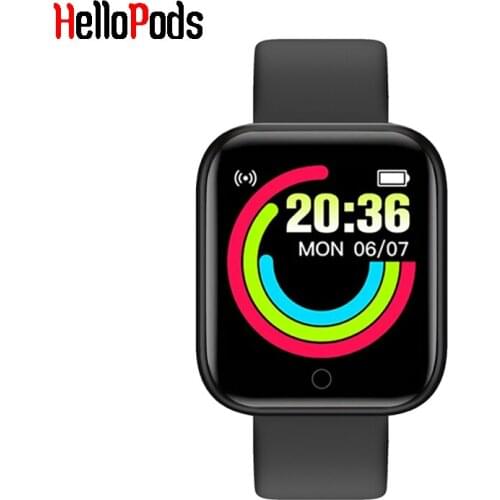2021 New Version D20 Y68 Smart Watch Fitness Bracelet Tracker Heart Rate Monitor Pressure Bluetooth Smartwatch For IOS Android