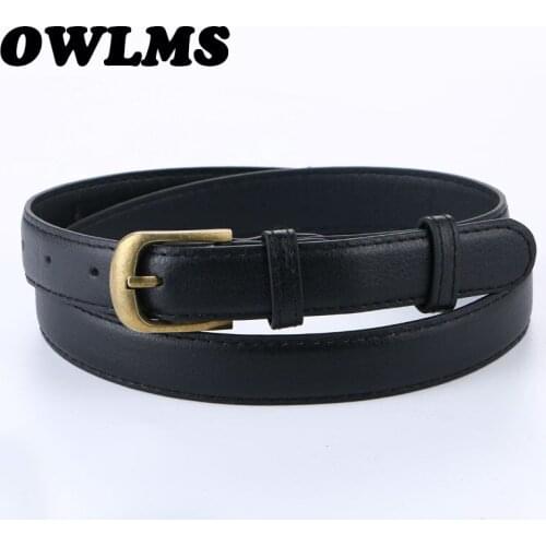 OWLMS Women's Leather Belts