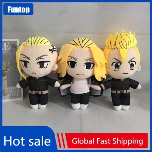 Anime Tokyo Revengers Plush Doll Toy Home Decor Figurines Manjiro Ken Takemichi Hinata Atsushi Cute Soft Stuffed Pillow Kid Gift