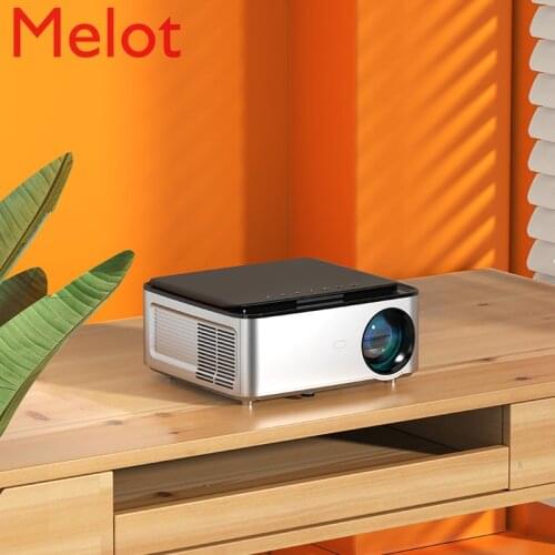 Projector Home Bedroom Projector Small Portable 4K Ultra HD TV All-in-One Machine 1080P Linkable Mobile Phone WiFi Wireless