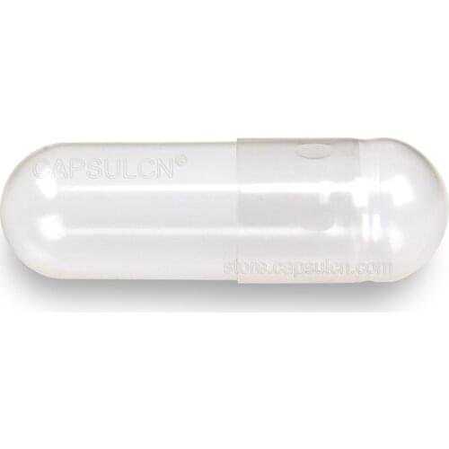 Size 1) 5000 Pieces / Carton,Clear, Empty Pullulan Joined Capsules/Fillable Capsule