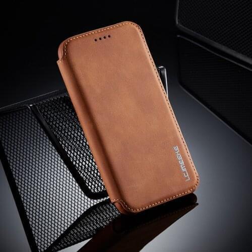 Luxury Ultra Thin Leather Case Flip Cover For Samsung Galaxy M11 M40S M70S 4G Note 10 Plus 20 Ultra 8 9 Card Slot Phone Case