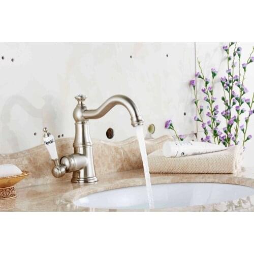 Vidric Single handle bathroom hot and cold water basin faucets bathroom Sink Faucet deck mountedmixer tap