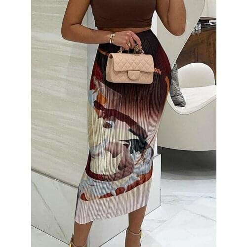 Женские юбки миди WEIRD PUSS China At AliExpress