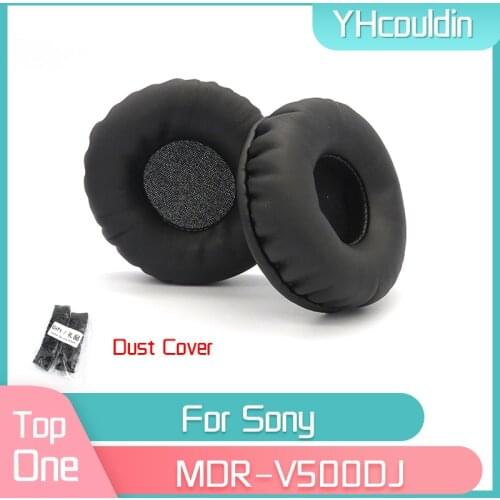 YHcouldin Earpads For Sony MDR-V500DJ MDR V500DJ Headphone Replacement Earpads Velvet Ear Pad