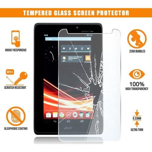 For Acer Iconia Tab A110 7" Full Tablet Tempered Glass 9H Premium Scratch Proof Anti-fingerprint HD Clear Film Protector Cover