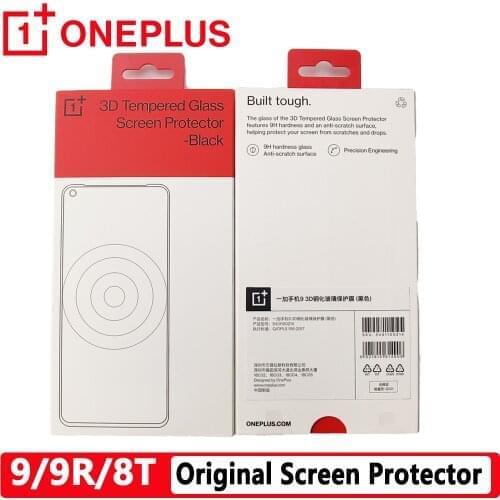 Original Oneplus 9R/9/8T 7T 3D Tempered Glass Screen Protector For OP One Plus OP 9 9 R 8T 8 T Mobile Phone SmartPhone