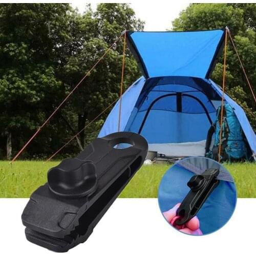 1PCS Tarpaulin Clip Awning Tent Clamp Canopy Lashing Buckle Jaw Grip Outdoor Camping Hook Windproof Rope Barb