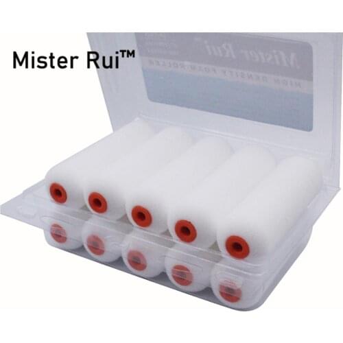 10pcs 4" High Density Mini Sponge Paint Roller