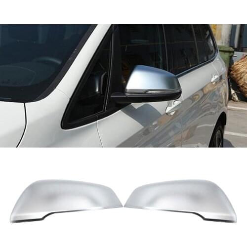 2 Pcs RearView Mirror Cover for BMW 2 Series F45 F46 2015 2016 2017 for BMW X1 2016 Rear View Wing Mirror Housing Cover
