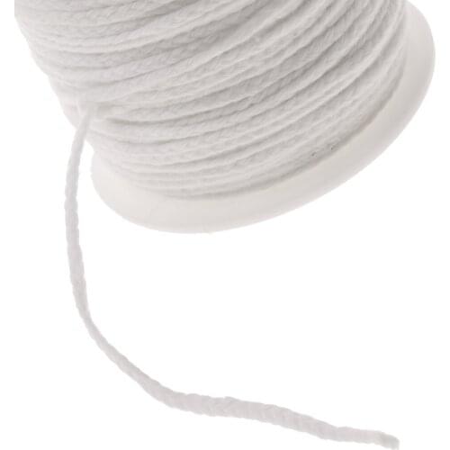 2 Spoolx61m Of Cotton Braid Candle Wicks Wick Core 1mm DIY Tealight Candles