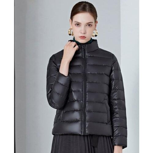 2020 Winter New Womens Long Sleeveless Slim Down Jacket High Quality Down Coat white winter coats Multi-layers Coats 812