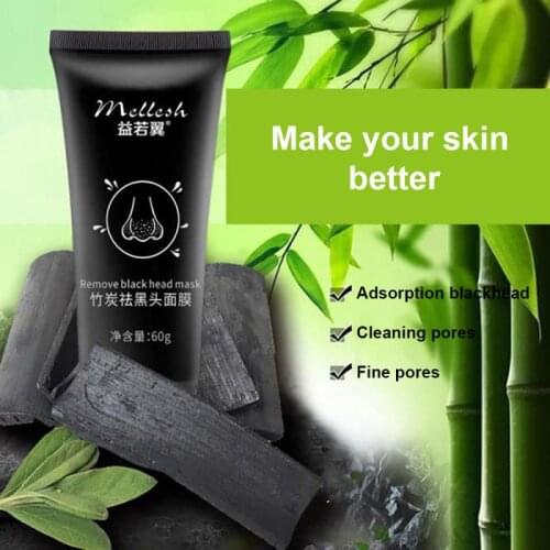Bamboo Remove charcoal blackhead mask black head paste black nose and sticker to shrink pores Remove Blackhead mask Skin Care