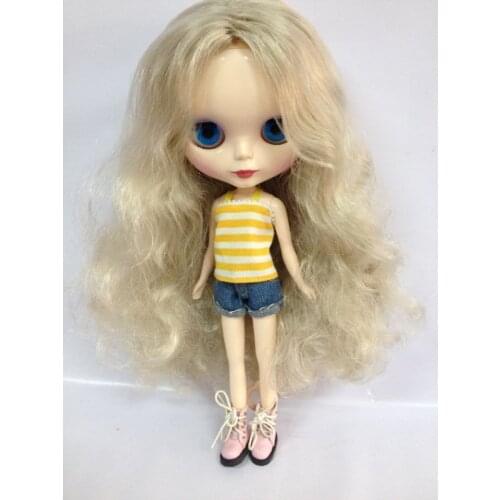 Free shipping cost sliver gray Nude Doll, Factory doll ,big eye doll,Fashion doll Suitable For DIY Change BJD Toy For Girls