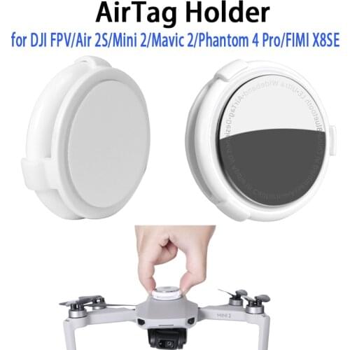 AirTag Holder Mount Drone Anti-lost for DJI FPV/Air 2S/Mini 2/Mavic 2/Phantom 4 Pro/FIMI X8SE/EVO II