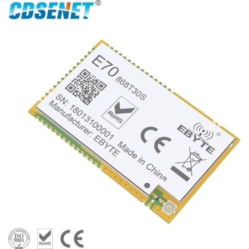 E70-868T30S CC1310 868MHz SMD 1W Wireless rf Module UART Modbus iot 868Mhz Transmitter and Receiver with RSSI