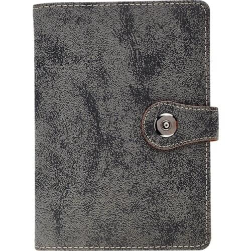 Baoke Stationery Notebook NB1436 Loose-leaf PU Material Leather Notebook 120 Page Notepad Student Diary Office Stationery