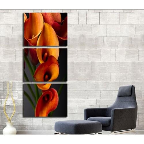 Unframed Still Life Canvas painting Calla Lily Flower vertical forms Canvas Prints decor for Living Room Wall Picture FA262