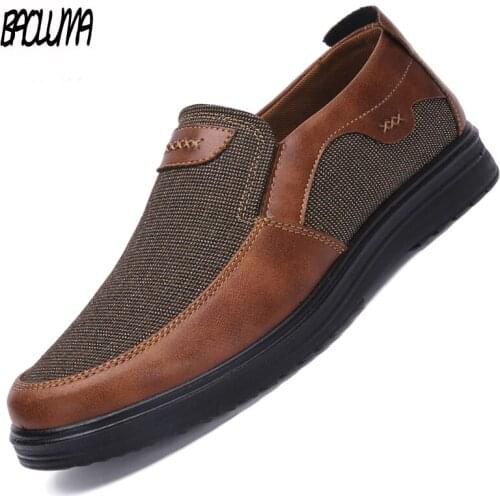 Hot Sale Mens Casual Shoes Quality Mesh Mens Shoes Classic Comfortable Mens Buiness Formal Shoes Fashion Splice Men Loafers 38