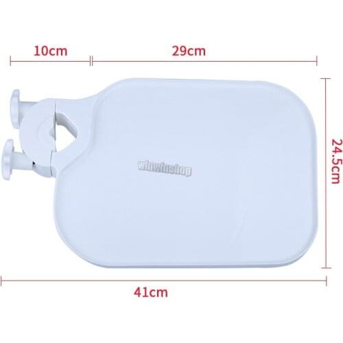 Dental Plastic Post Mounted Shelf Tray Table For Dentistry Chair Accessories