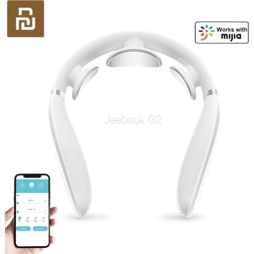 Original Jeeback Cervical Massager G2 TENS Pulse Back Neck Massager Mijia APP Control 42 Degree Hot Compress Neck Pain Relief