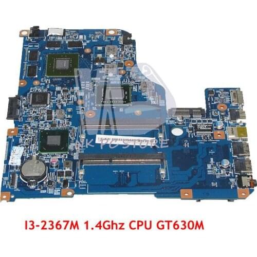 NOKOTION NBM1D11002 NB.M1D11.002 For Acer aspire V5-471 Laptop Motherboard 48.4TU05.021 SR0CV I3-2367M 1.4Ghz CPU GT630M 1GB