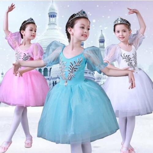 2019 Girls Ballet Dress Tutu Children Girls Dance Clothing Kids Ballet Dress Costumes Girls Dancer Leotards Dance wear