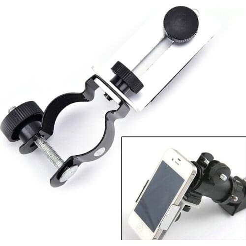 Spotting Scope Cellphone Adapter Mount- Universal Digiscoping Binocular, Telescope, Microscope Adapter Clip