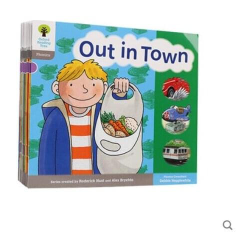 2-4 year 12 book/set Oxford Reading Tree Level 1 Childrens English picture story books Graded reading English pronunciation