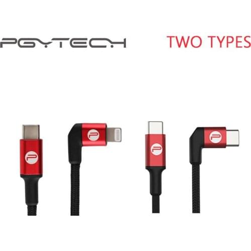 PGYTECH 65CM OSMO ACTION Type-C to Type-C/Type-C to Lighting Data Cable Line for DJI OSMO POCKET Accessories