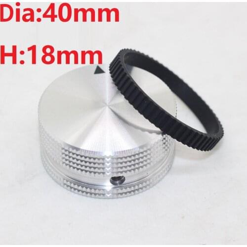 Triangle Indicator Aluminum Alloy Hand Knob DIA40 H18 DIY Amplifier Switch 40mm Equipment Adjustment Handle
