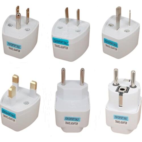 Universal Japan CN US Plug Adapter International AU UK EU To US American Travel Electrical Plug Converter Power Adapter Socket