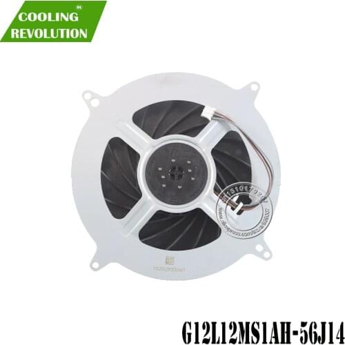Cooling Fan Internal Fan Single Acting Cooling Fan Cooler for Sony PlayStation 5 PS5 G12L12MS1AH-56J14 12V DC 1.90A