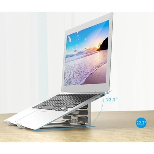 Notebook shelf bracket desktop aluminum alloy vertical macbookpro computer storage rack