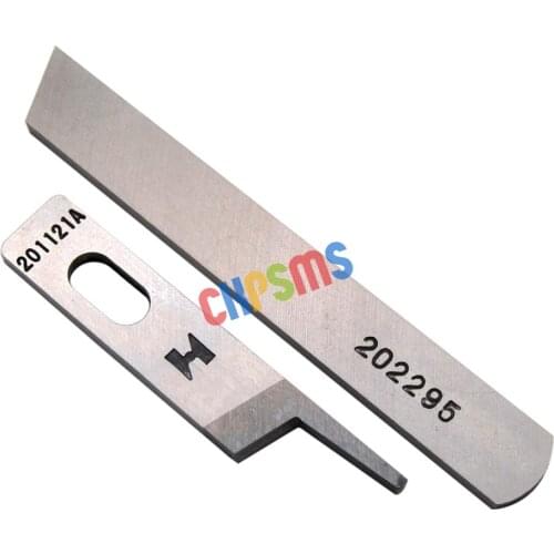 1SET #201121A+202295 Lower Knife&Upper Knife fit for Juki MO-6800 series AND PEGASUS OVERLOCK