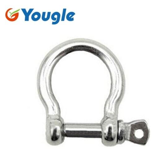10 Pcs/Lot Stainless Steel Buckle for 550 Paracord Bracelet D Shackle Free Shipping