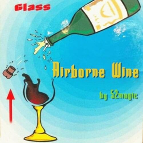 Airborne Wine (Glass & Gimmick) Magic Tricks Stage Magia Floating Cup Goblet Magie Suspended In the Air Illusion Gimmick Props