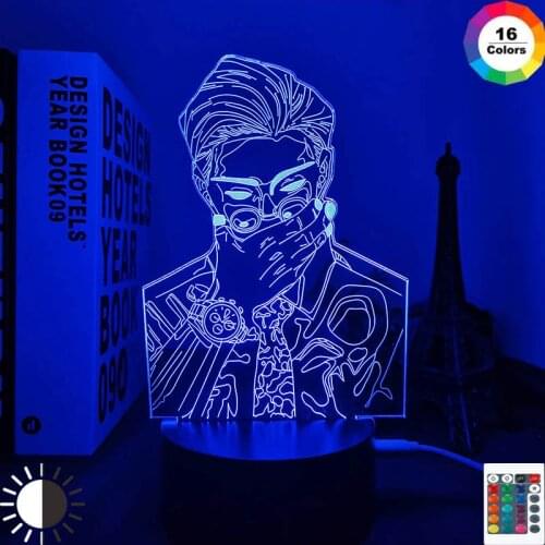 Anime Lamp Kento Nanami Light Jujutsu Kaisen Led Night Light for Birthday Gift Jujutsu Kaisen Nightlight Kento Nanami Lamp