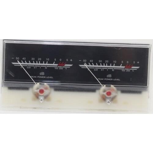 White Backlight VU Meter Head Power Discharge Level Front DB Sound Pressure Audio Power Watch P-59WTC