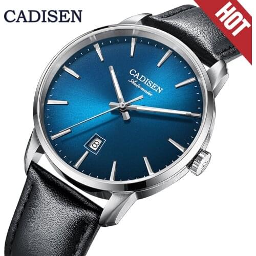 CADISEN top brand men watch luminous waterproof business wrist mens automatic watches C8173 Japanese movemen reloj para hombre