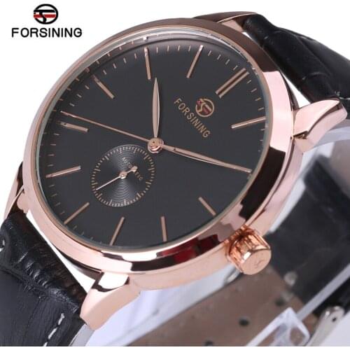 2018 Mens Watches Top Brand Luxury Forsining Classic Business Minimalist Mens Automatic Mechanical Watch Clock Gift Box
