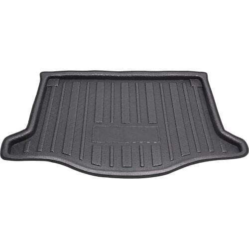 LUCKMART Black Car Trunk Mat Rear Cargo Floor Liner Mud Pad Vehicle Protection Mat For 2014-2017 Honda Fit/Jazz Hatchback (GK5)