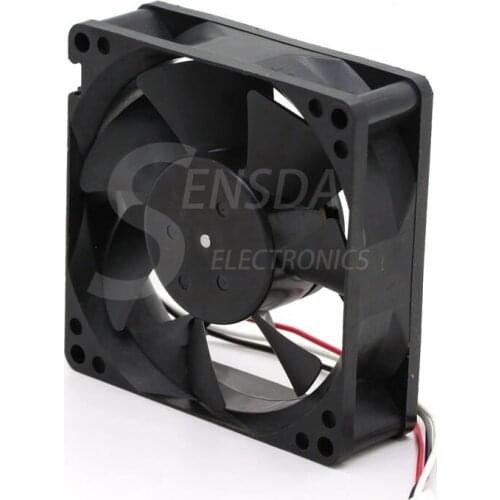 For Nidec D08A-24TU /41B 80mm 8cm DC 24V 0.10A Server Square axial cooling Fans 3-wire 80x80x25mm