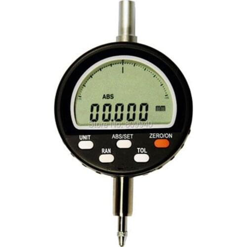 5 keys ABS Tol Electronic Micron Digital Indicator digital dial gauge micron digital indicator 0.001 mm 0-12.7 mm